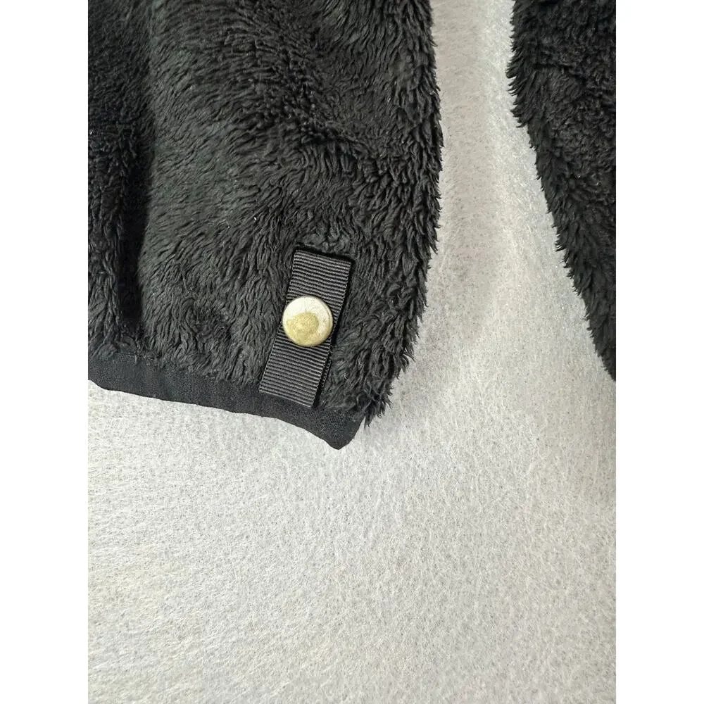 The North Face Fleece Full Zip Girls Black Jacket Size LG 14/16‎